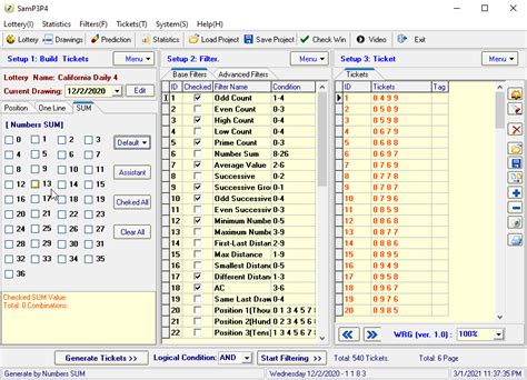 Combinations Analysis for Pick 3 and Pick 4 .